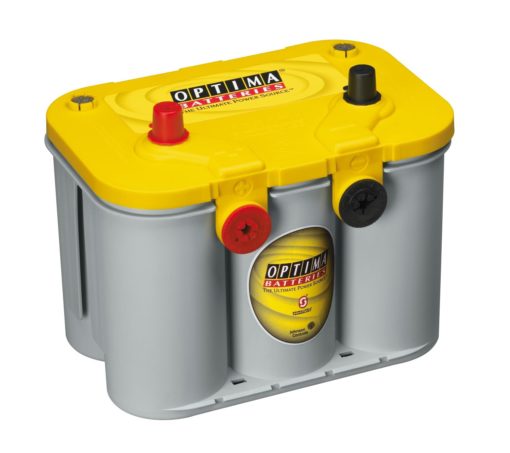 OPTIMA AGM Yellow Top 12V 55AH 765CCA (255x174x205mm) +venstre 8014-254