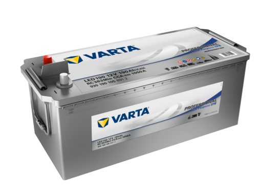 VARTA Fritidsbatteri EFB Batteri 12V 190AH 1050CCA (513x223x190/223mm) +venstre LED190