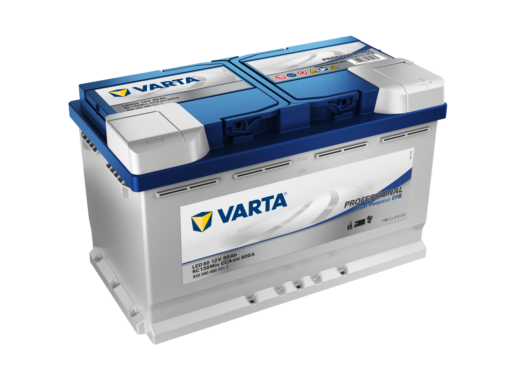 VARTA Fritidsbatteri EFB Batteri 12V 80AH 800CCA (315x175x190/190mm) +høyre LED80