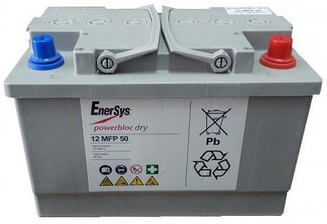 ENERSYS 12MFP50 Powerblock GEL 12V 50AH (278x175x190mm)