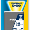 VARTA Powerbank 10400mAh 5V 1x2,4A / 2x1A