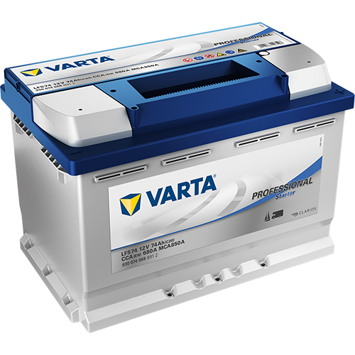 VARTA Fritidsbatteri 12V 74 AH 680 CCA (278x175x190mm) +høyre LFS74