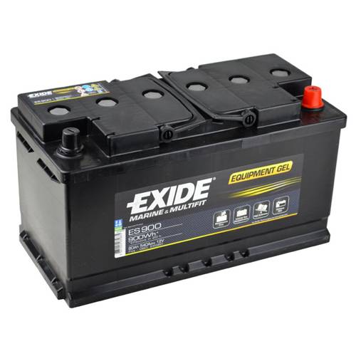 EXIDE GEL Batteri 12V 80AH (353x175x190mm) +høyre