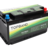 TOPBAND Lithium HEAT PRO - 12V 100AH - 100A BMS - BOBIL - Bluetooth og Varme (TOP-HEAT-RV)