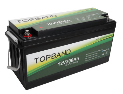 TOPBAND Lithium HEAT PRO - 12V 200AH - 200A BMS - Bluetooth og Varme (TOP-Heat200200BS)