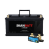 SKANBATT Lithium Batteri 12V 150AH 150A BMS (352x174x190mm) - Med Bluetooth - NYHET (kan forhåndsbes