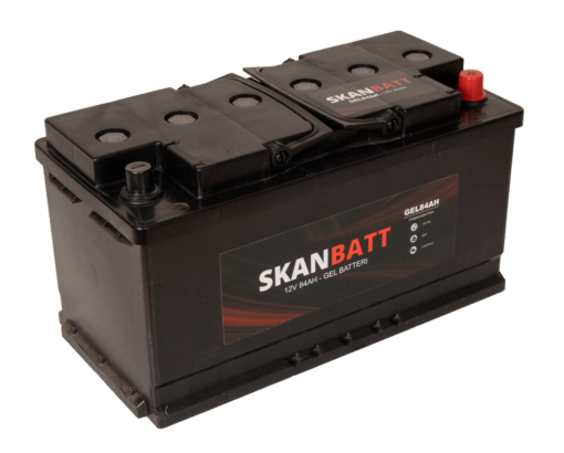 SKANBATT GEL Batteri 12V 84AH (353x175x190mm) +høyre