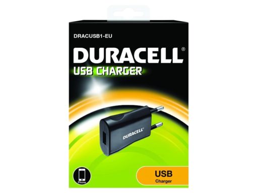 Duracell USB lader 1A Sort modell