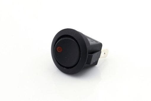 Mini vippebryter 12V / 16A LED gult på-av