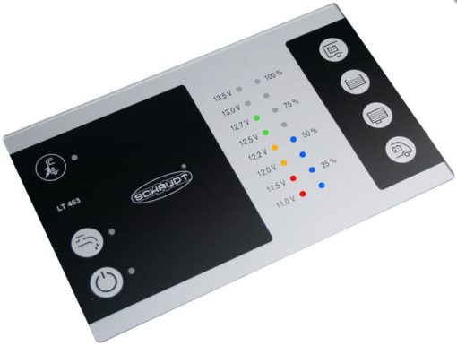 Schaudt LT453 display for strømsystemet i bobiler