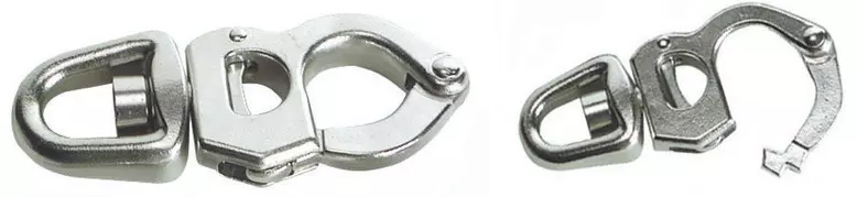 Snapsakkel med trigger 105mm syrefast stål