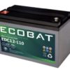 ECOBAT EDC12-110 AGM Batteri (DC12-120S)(331x172x220mm) +venstre