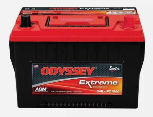 ODYSSEY 34R-PC1500 AGM Batteri 12V 68AH 850CCA (276x172x202mm) +høyre