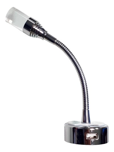 Lampe Flexi led 1 watt med usb uttak