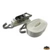 Jekkestropp 25 mm x 4 mtr hvit rf stål