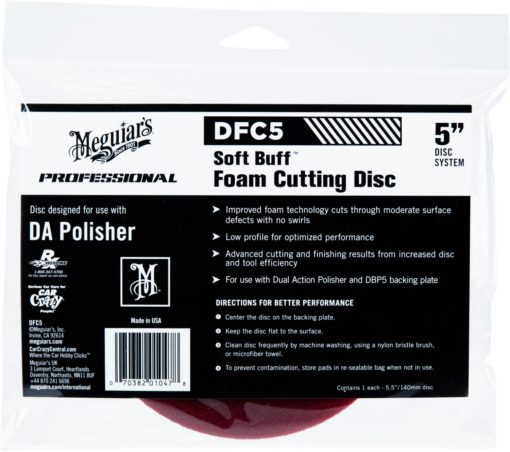 Meguiar's Cutting Disc 5 rød