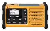 Sangean Dab solcelleradio gul (Nødradio)