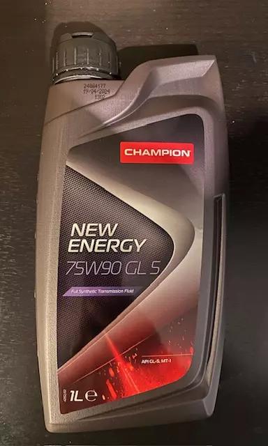 Champion NEW ENERGY 75W90 GL5 1,0 liter Helsyntetisk