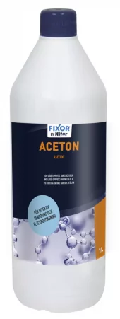Aceton 1 liter Løsemiddel/Rengjøring