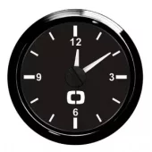 Klokke quartz sort 52 mm