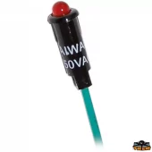 Blue Sea Rød LED Indicator lys/pære 250V AC