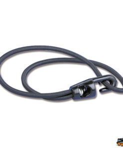 Srikk 4 mm rund m/plast krok 28 cm sort