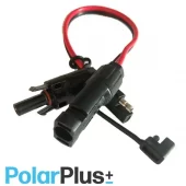 QCS kabel 4,0m² med MC4, Han/Hun, 30cm PQCSMC4