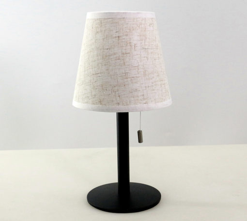 Bordlampe Homeline sort med stålfot