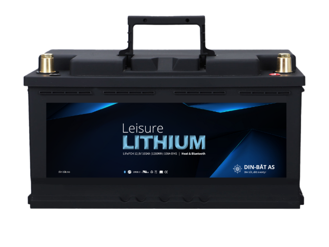 Leisure Lithiumbatteri 12V 100Ah BT+HEAT