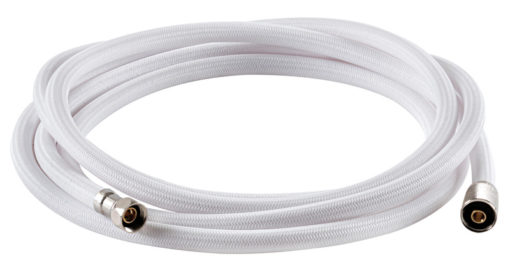 Dusjslange i flettet nylon 2,5 mtr