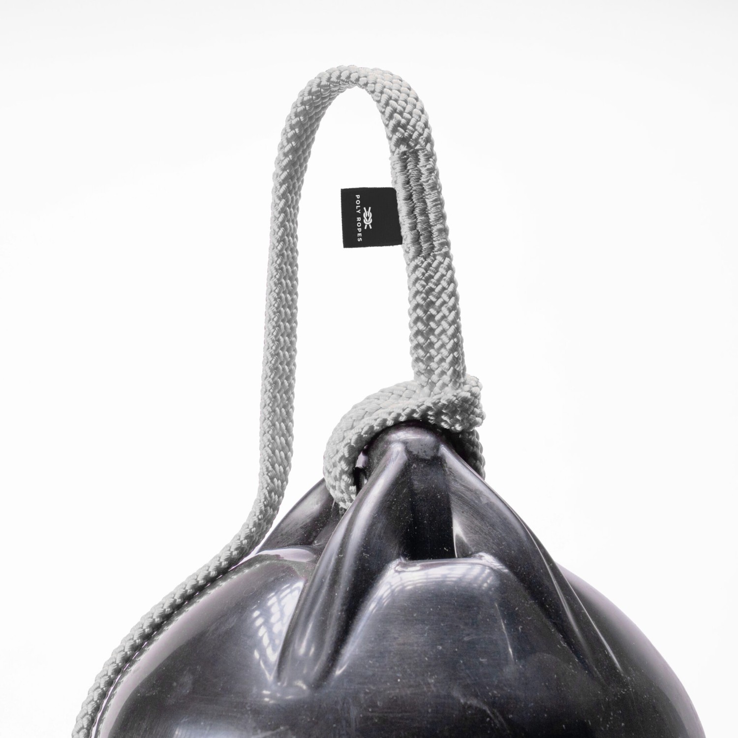 Polyropes Fenderline flat DL flettet grå 12mm 1,7 mtr 2 stk