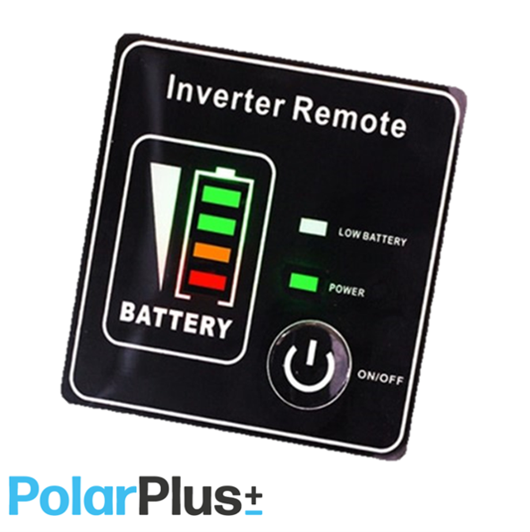 12V Kontrollpanel PolarPlus inverter, 5M kabel