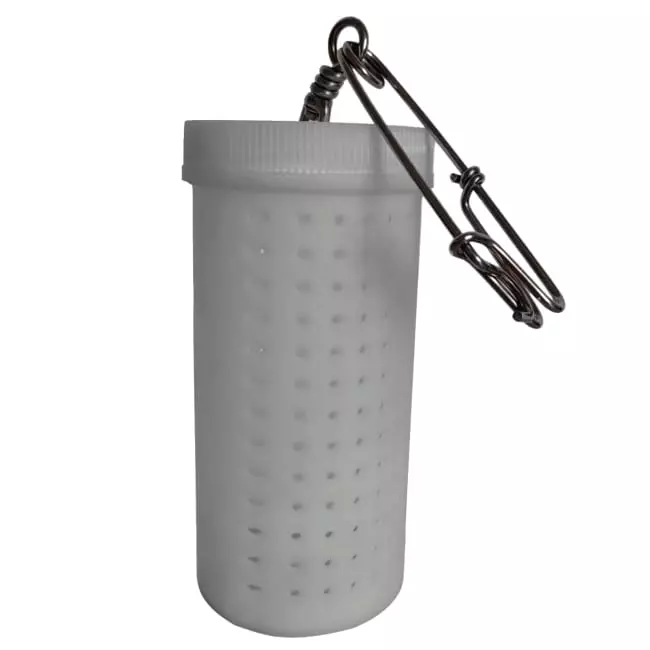 Agnboks 15x7cm, plast - med hurtigsnapper