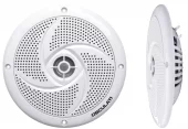 Høyttaler 4" hvit lavtbyggende modell 20w