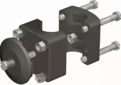 NAWA Rekkefeste for fenderholder Ø30 mm Vridbart 360°