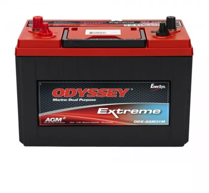 ODYSSEY 31M-PC2150T AGM Batteri 12V 100AH 1150CCA (330x173x239mm) + venstre (Dual SAE/Stud pol)
