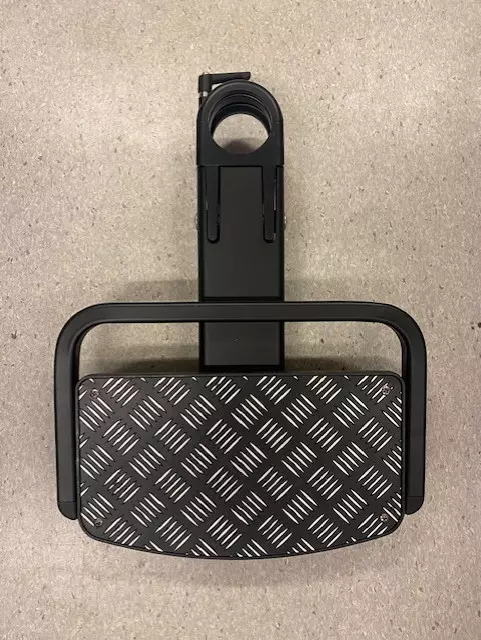 Norsap fothviler sort for 80mm søyle