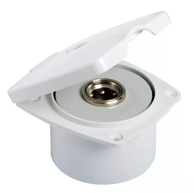 Spyleuttak Gardena new edge hvit