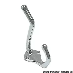 Knagg enkel 40x26mm Syrefast