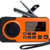 Nødradio DAB+/FM med sveiv og solcellepanel
