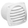 Ventilgaller 65-70 mm plast hvit.