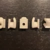 Gripfix kalesjefeste hvit 5 stk
