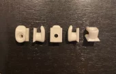 Gripfix kalesjefeste hvit 5 stk