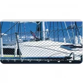 Rekkenett i hvit nylon, 10 mtr