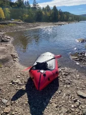 Packraft 275cm  Gul/svart