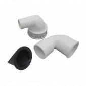 Johnson pump 90gr bend m/tilbakeslagsventil 1 1/2"