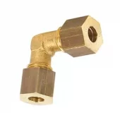 Albue/vinkel messing for 8mm kobberrør