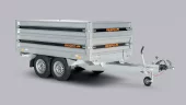 Respo platformhenger RU 2520 + Ekstra sidekarmer Totalvekt 2000kg