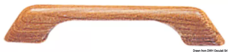 Teak håndtak enkel 330mm