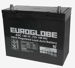 Euroglobe AGM fritidsbatteri 140ah